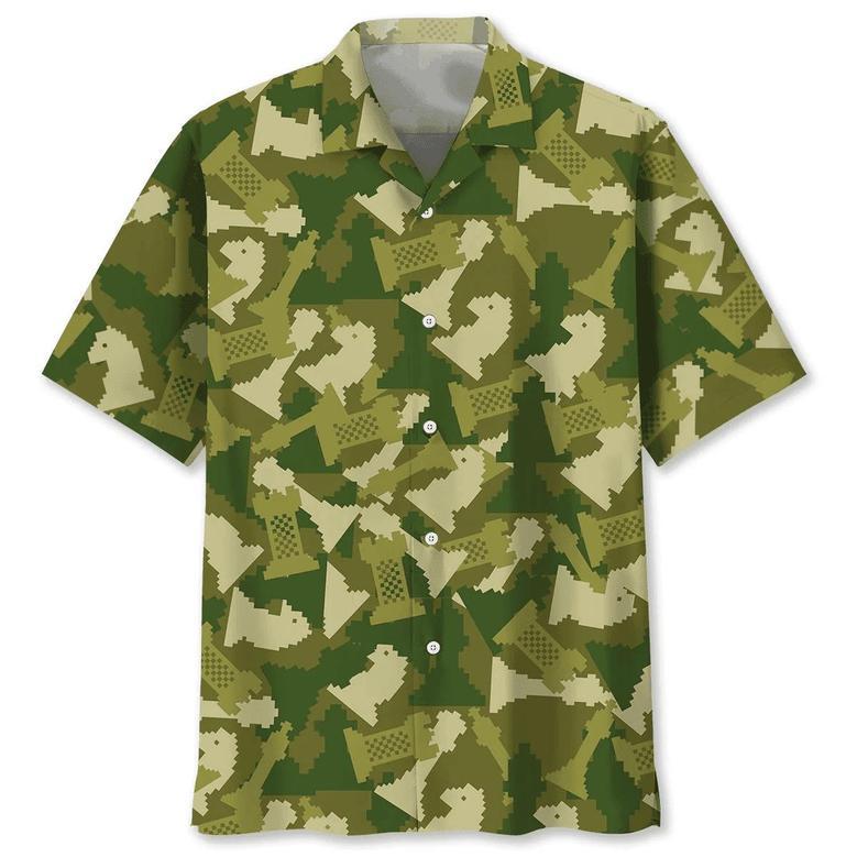 Chess Camo Hawaiian Shirt Summer Gifts