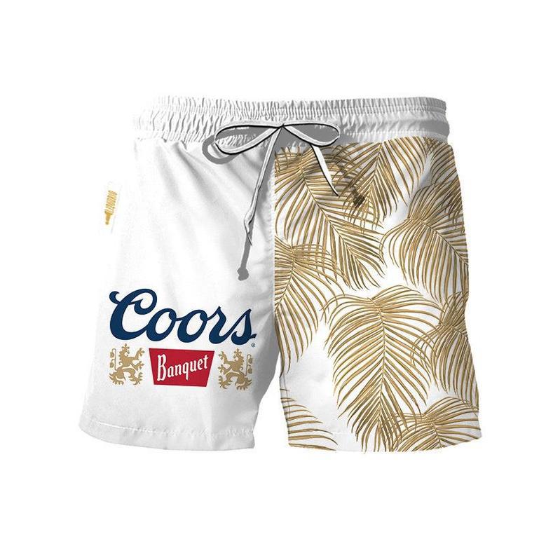 Coors Banquet Tropical Fern Swim Trunks