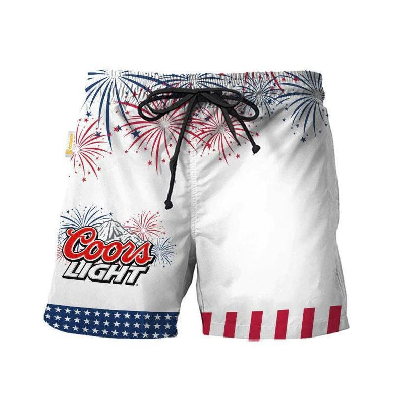 Coors Light American Independence Day Swim Trunks