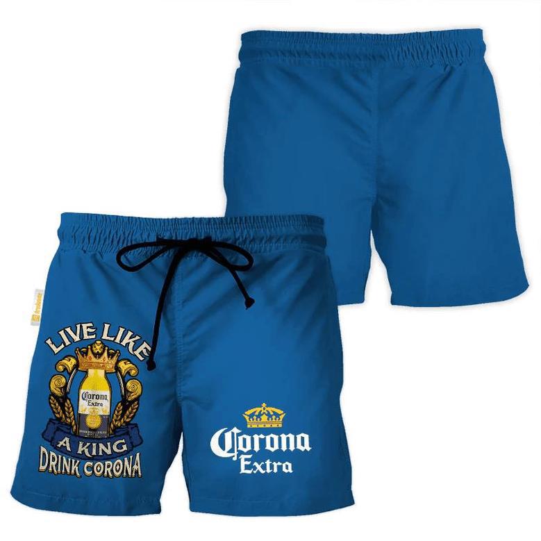 Corona Extra Blue Basic Swim Trunks