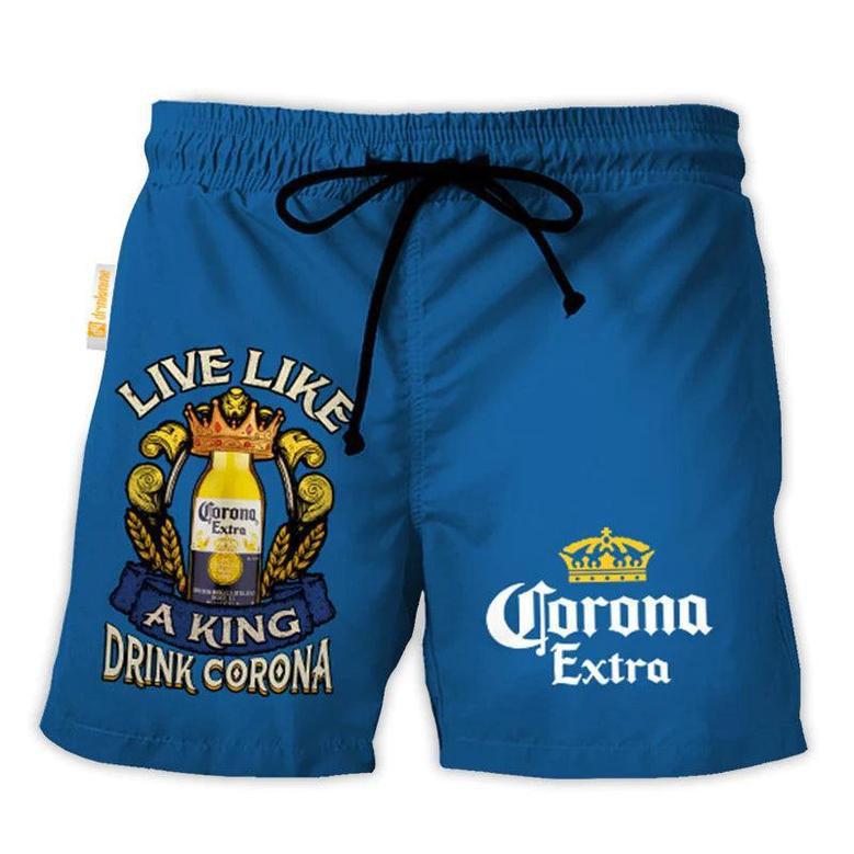 Corona Extra Blue Basic Swim Trunks