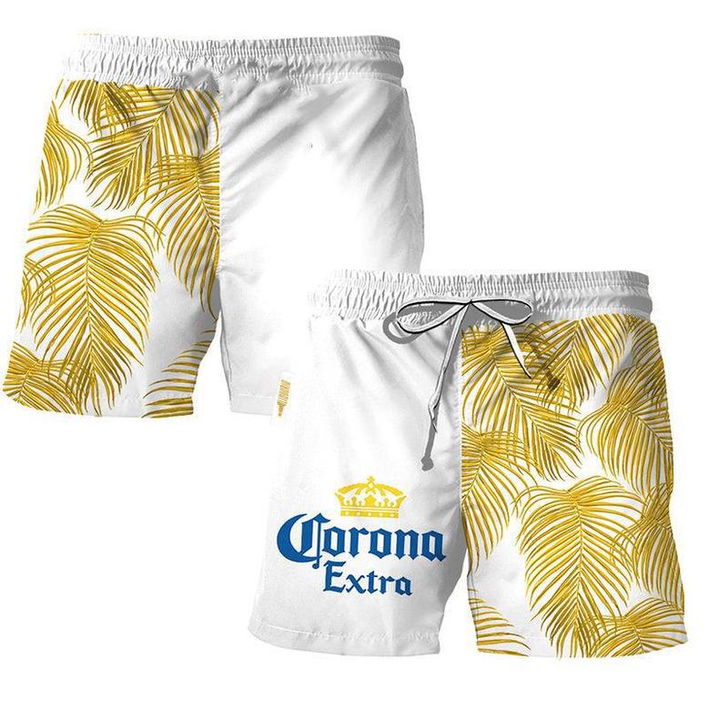 Corona Extra Tropical Fern Swim Trunks