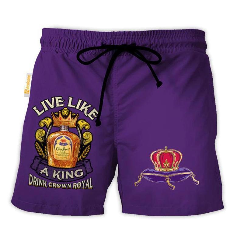 Crown Royal Purple Basic Swim Trunks