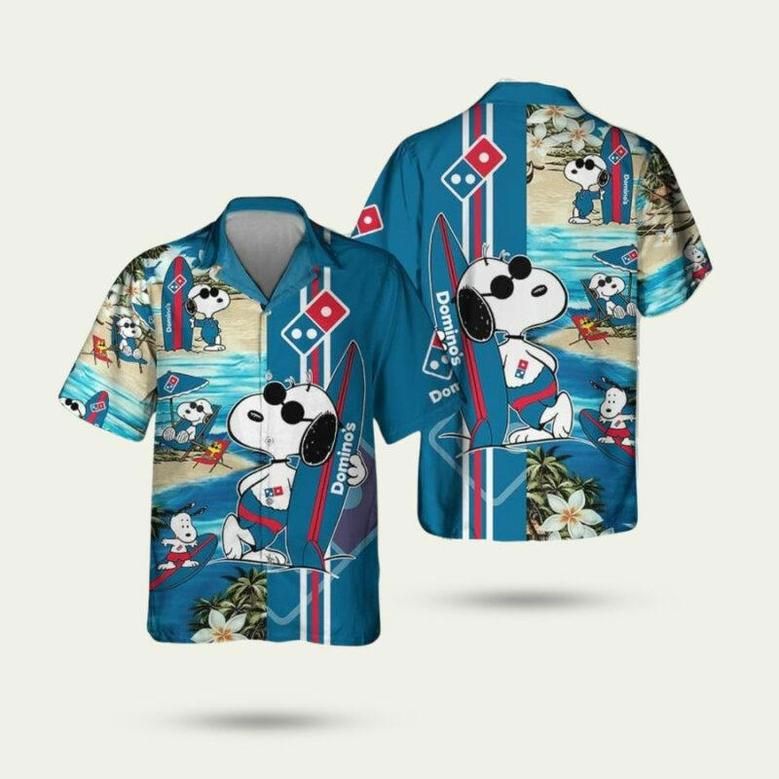 Dominos Pizza Food Beach Hawaiian Shirt