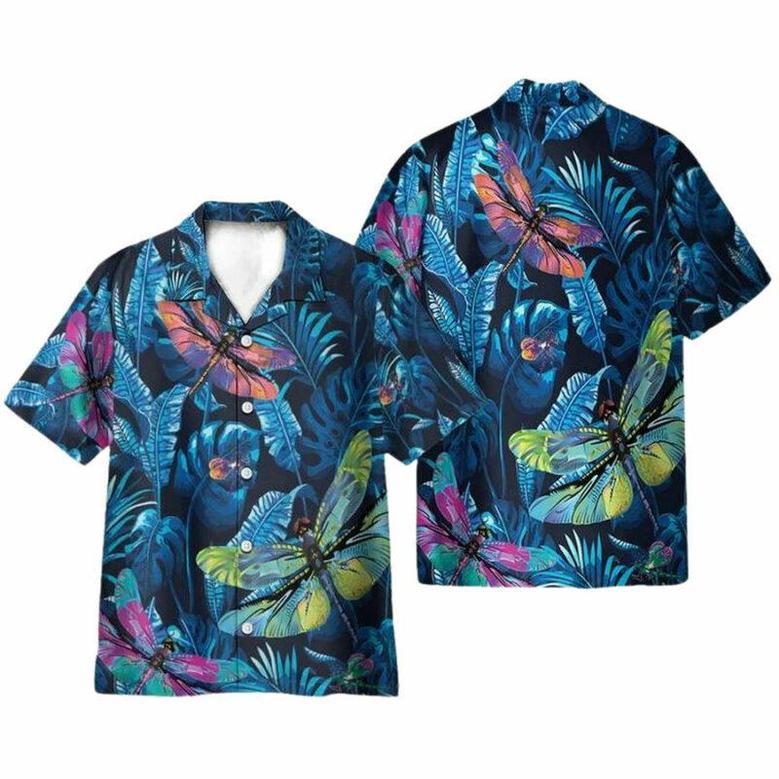 Dragonfly Tropical Hawaiian Shirt