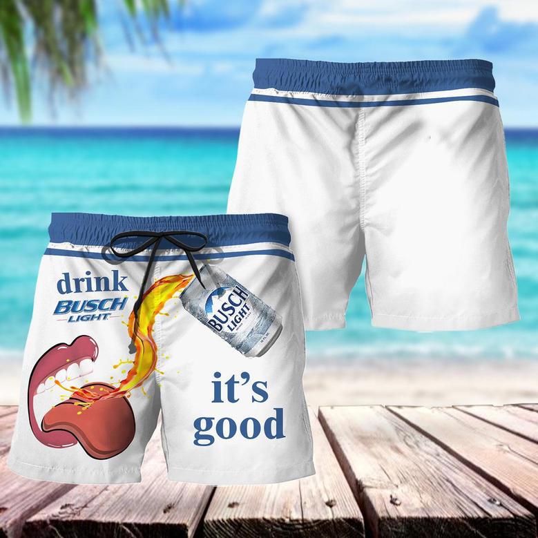 Drink Busch Light It's Good Swim Trunks