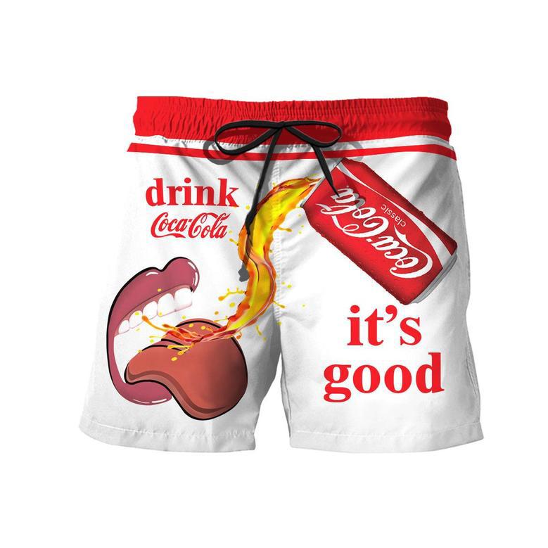 Drink Cocacola It's Good Swim Trunks