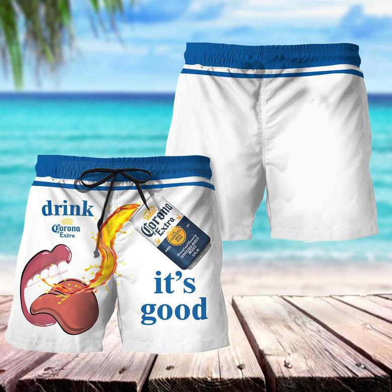 Drink Corona Extra It's Good Swim Trunks