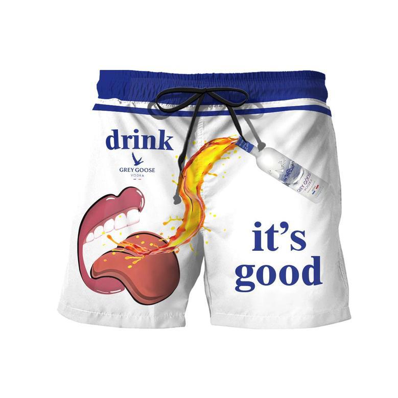 Drink Grey Goose It's Good Swim Trunks