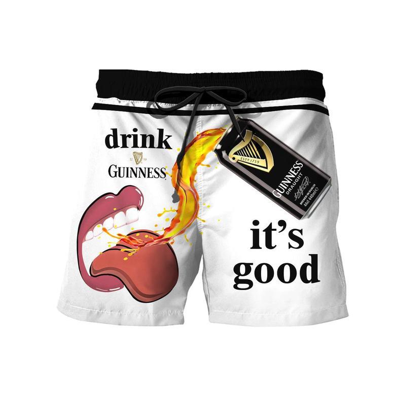 Drink Guinness It's Good Swim Trunks