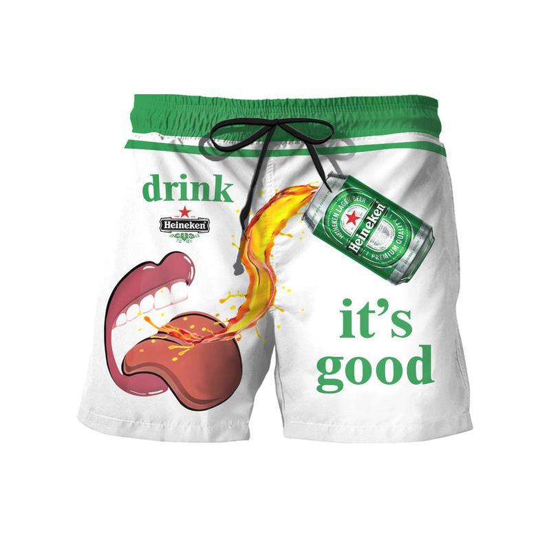 Drink Heineken It's Good Swim Trunks