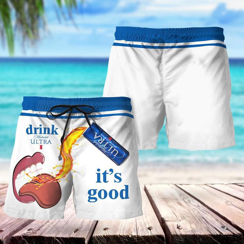 Drink Michelob Ultra It's Good Swim Trunks