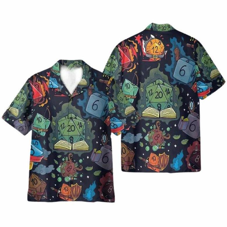 Dungeons Dragons Game Amazing Dice Hawaiian Shirt