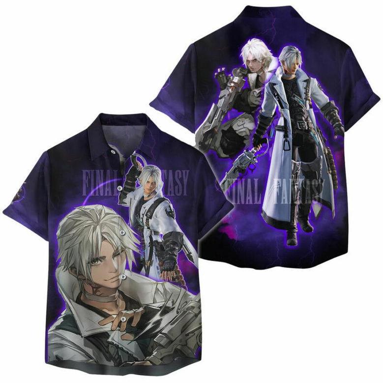 Final Fantasy Xiv Thancred Video Game Hawaiian Shirt