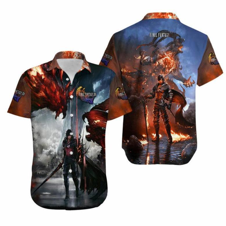 Final Fantasy Xvi Video Game Hawaiian Shirt