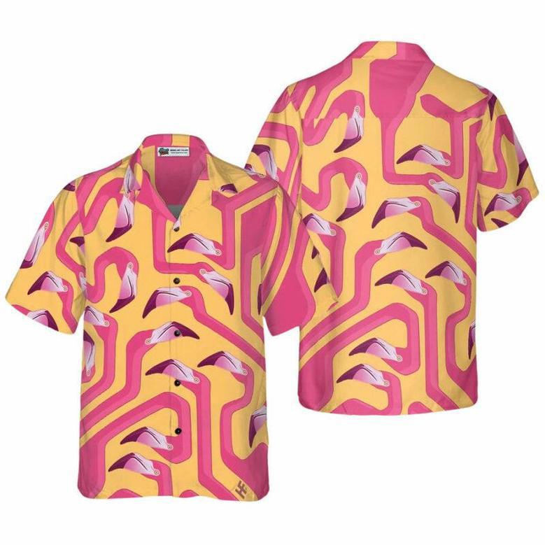 Flamingo 3 Hawaiian Shirt