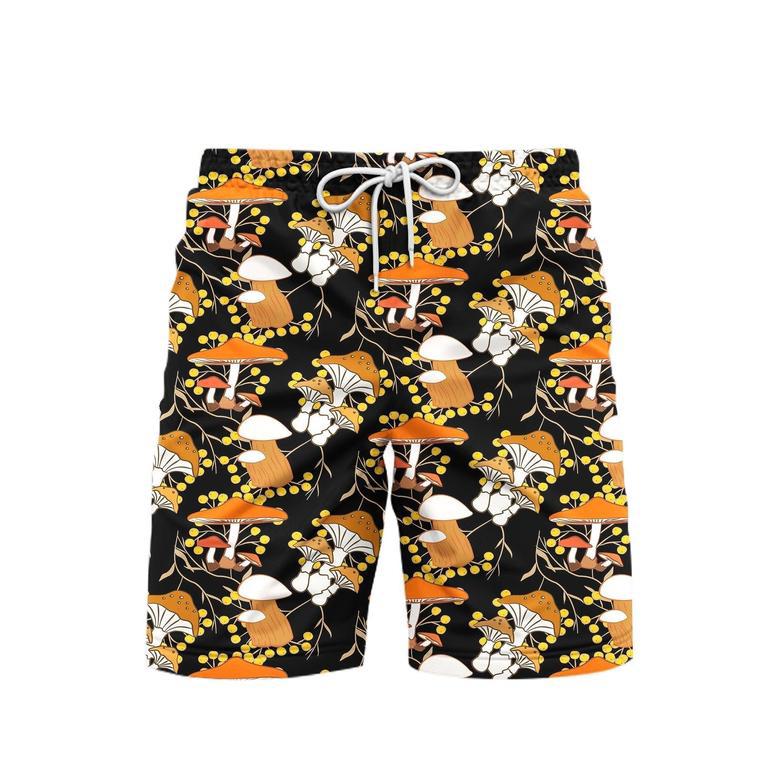 Forage Around And Find Out Mushroom Beach Shorts For Men