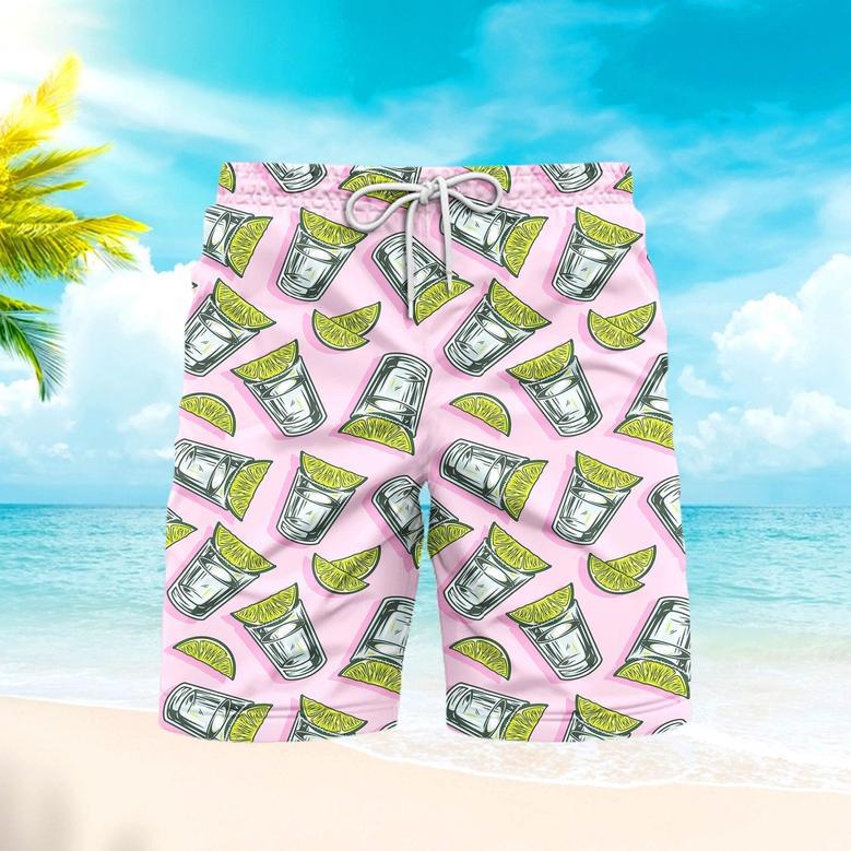 Fresh Cocktails Tropical Beach Shorts For Men