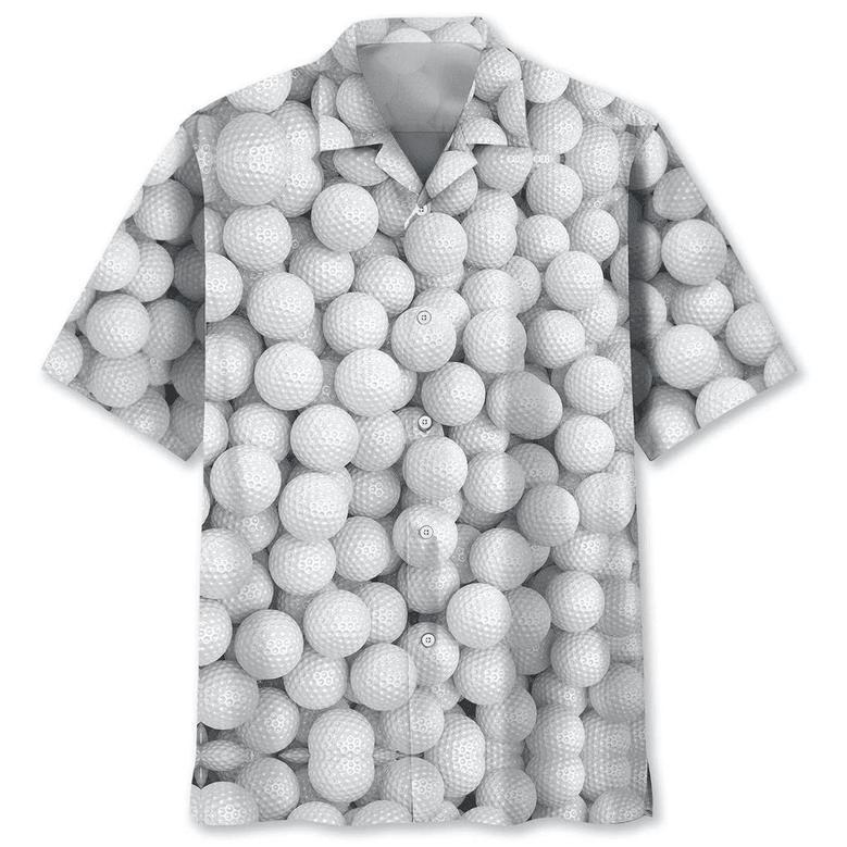 Golf Ball Hawaiian Shirt Summer Gifts