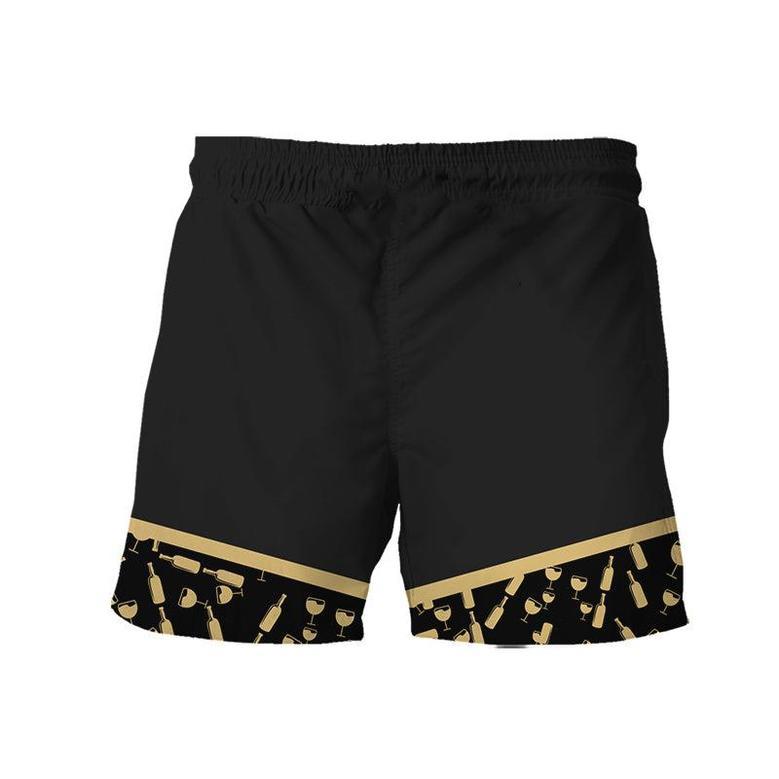 Guinness Bottle Pattern Swim Trunks