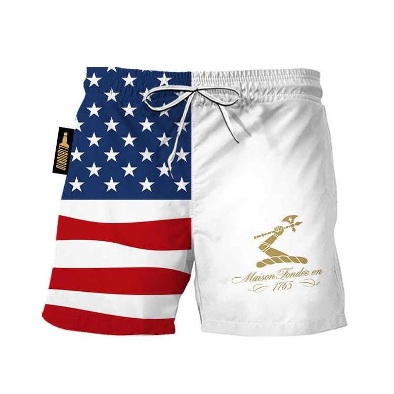 Hennessy American Flag Swim Trunks