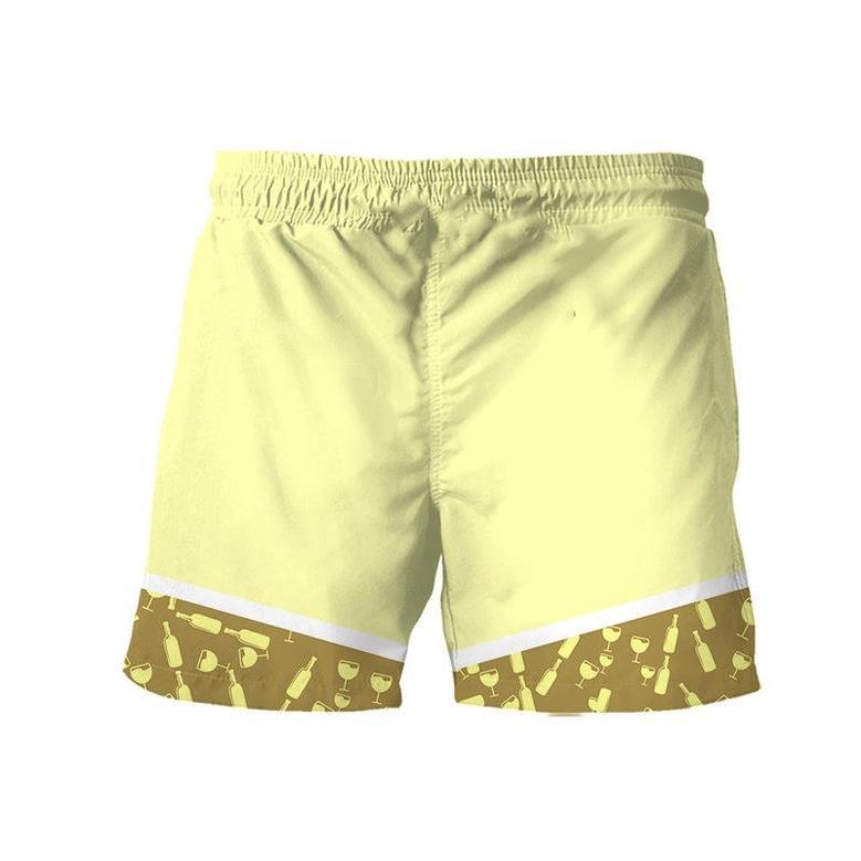 Hennessy Bottle Pattern Swim Trunks