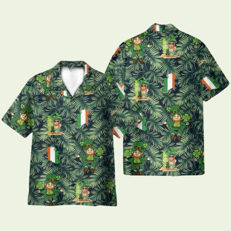 Irish People Proud Leprechaun Tropical Hawaiian Shirt