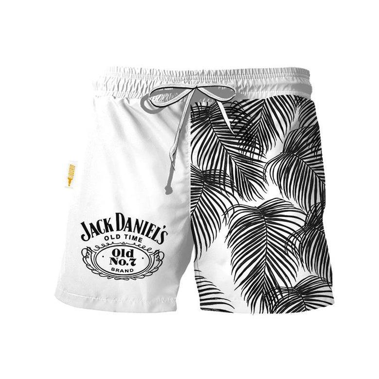 Jack Daniel's Tropical Fern Swim Trunks