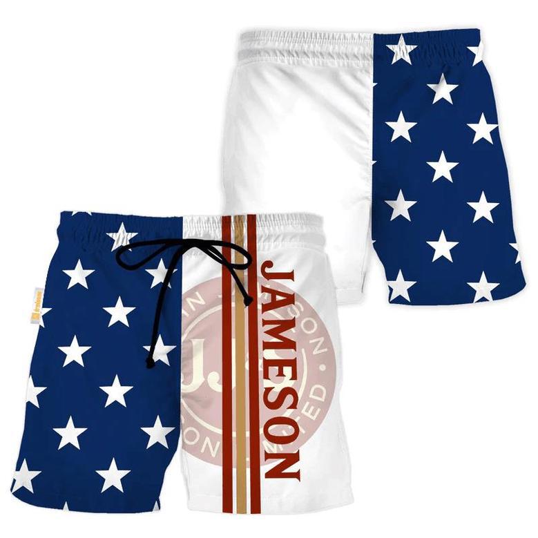 Jameson American Flag Swim Trunks