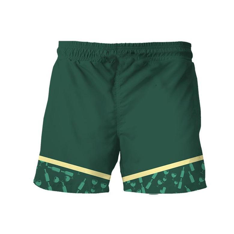 Jameson Bottle Pattern Swim Trunks