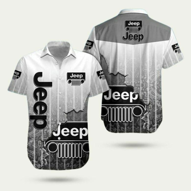 Jeep Automobile Polynesian Hawaiian Shirt