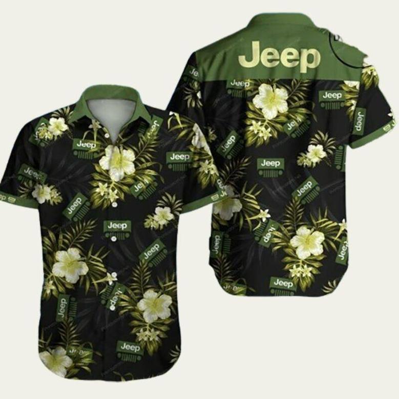 Jeep Flower Summer Hawaiian Shirt