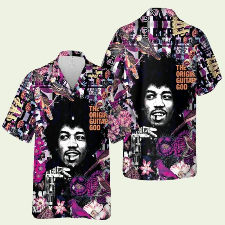 Jimi Hendrix Hawaiian Shirt