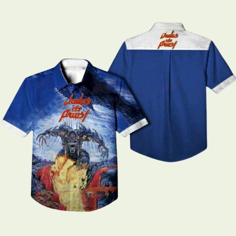 Judas Priest Jugulator Hawaiian Shirt