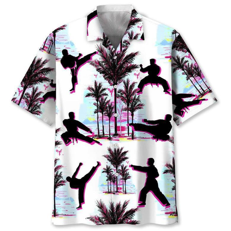 Karate Abstract Background Hawaiian Shirt Summer Gifts