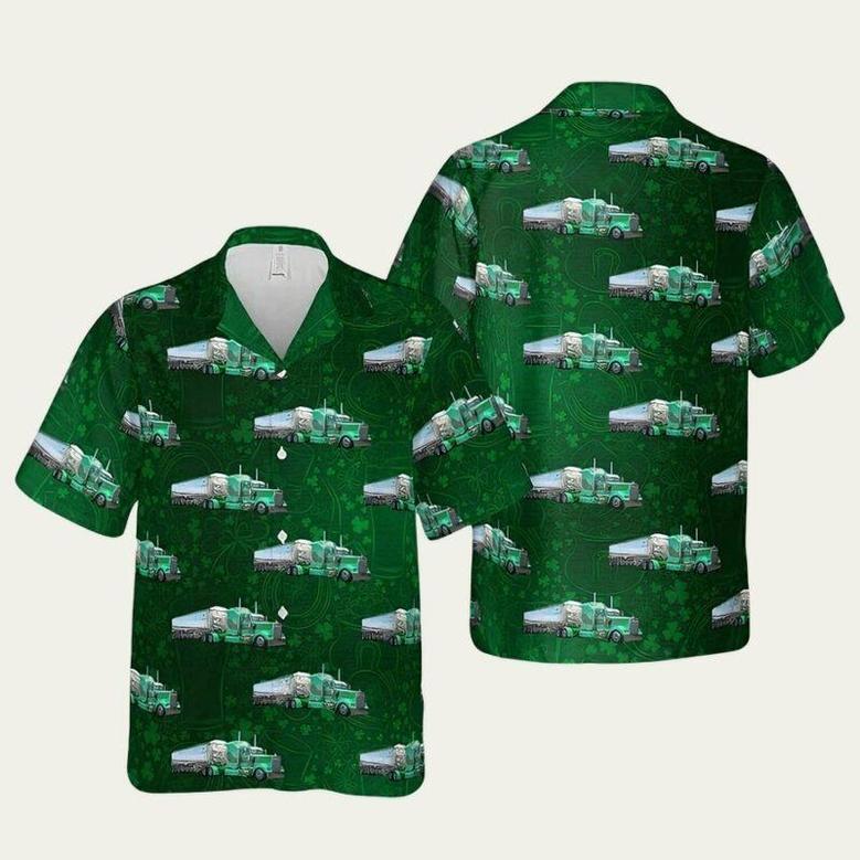 Kenworth Truck St Patricks Day Hawaiian Shirt