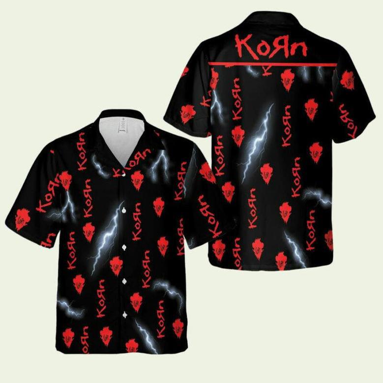 Korn Music Band Logo Hawaiian Shirt