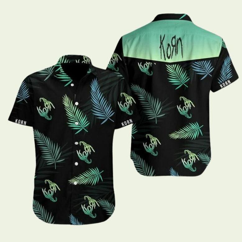 Korn Rock Band Tropical Flower Hawaiian Shirt