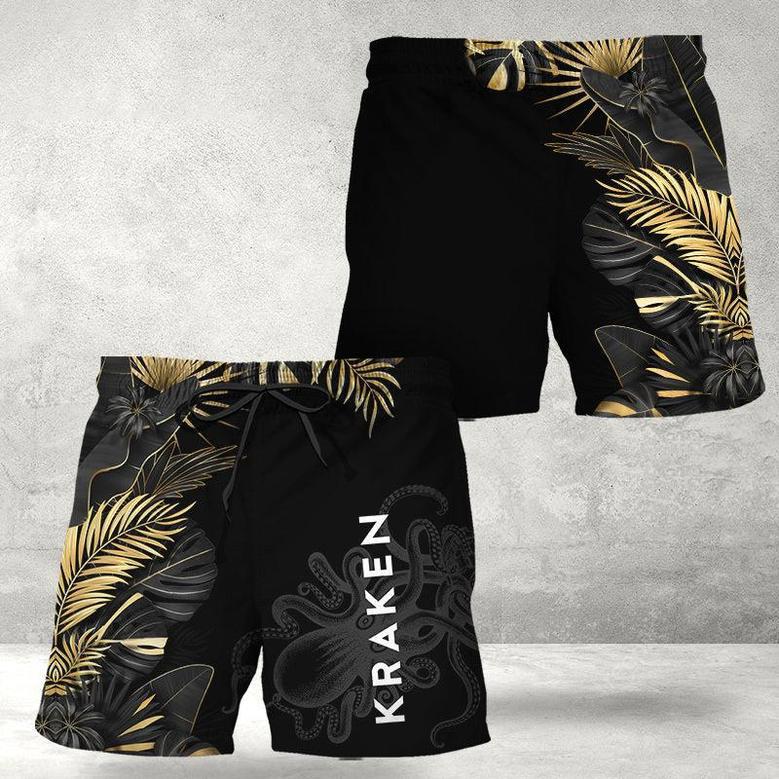 Kraken Rum Tropical Kentia Palm Swim Trunks