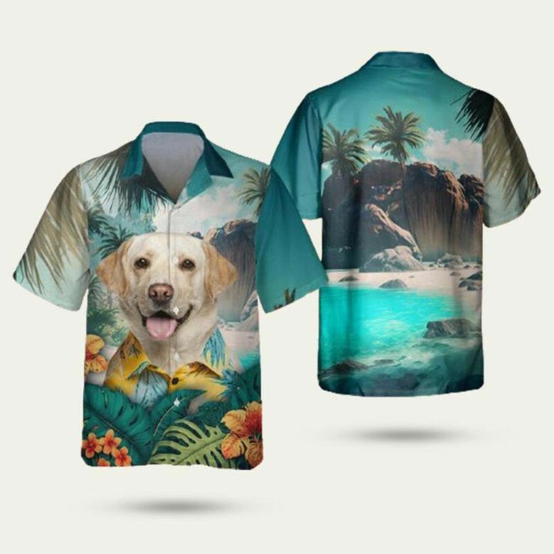 Labrador Retriever Tropical Hawaiian Shirt