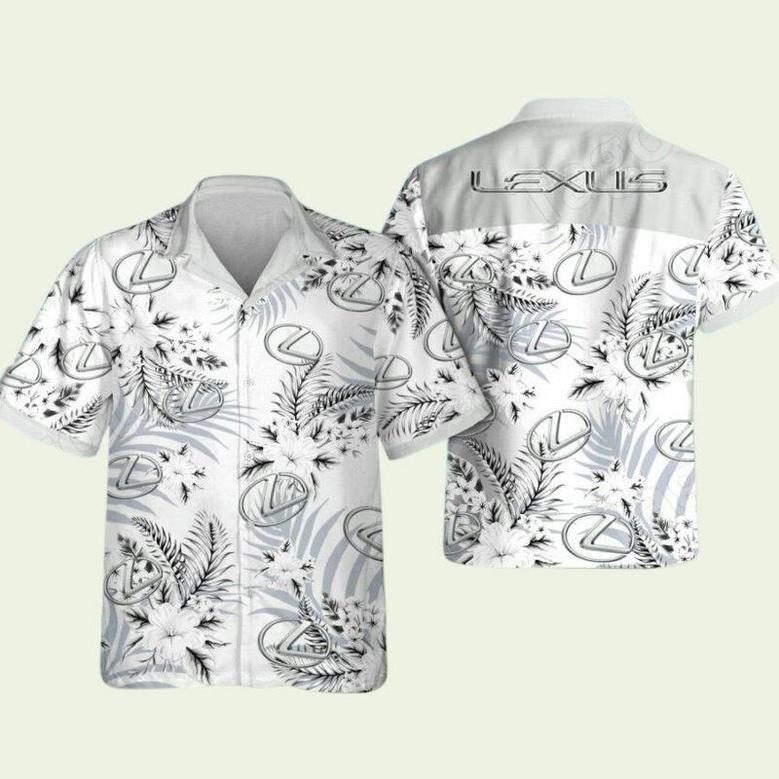 Lexus Logo Hawaiian Shirt