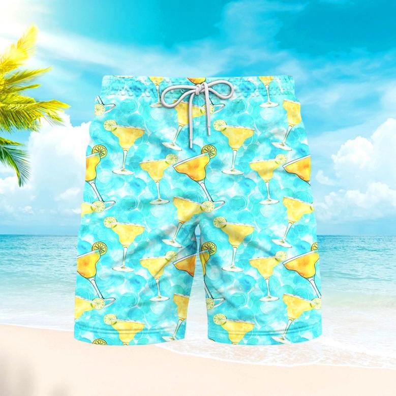 Margarita Cocktail Hello Summer Beach Shorts For Men