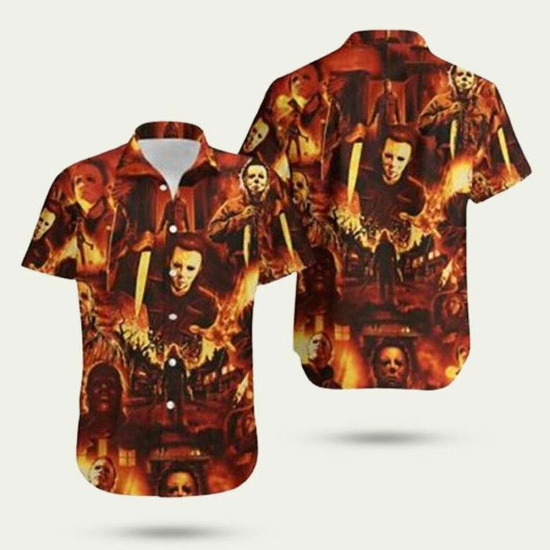 Michael Myers Horror Halloween Movie Summer Hawaiian Shirt