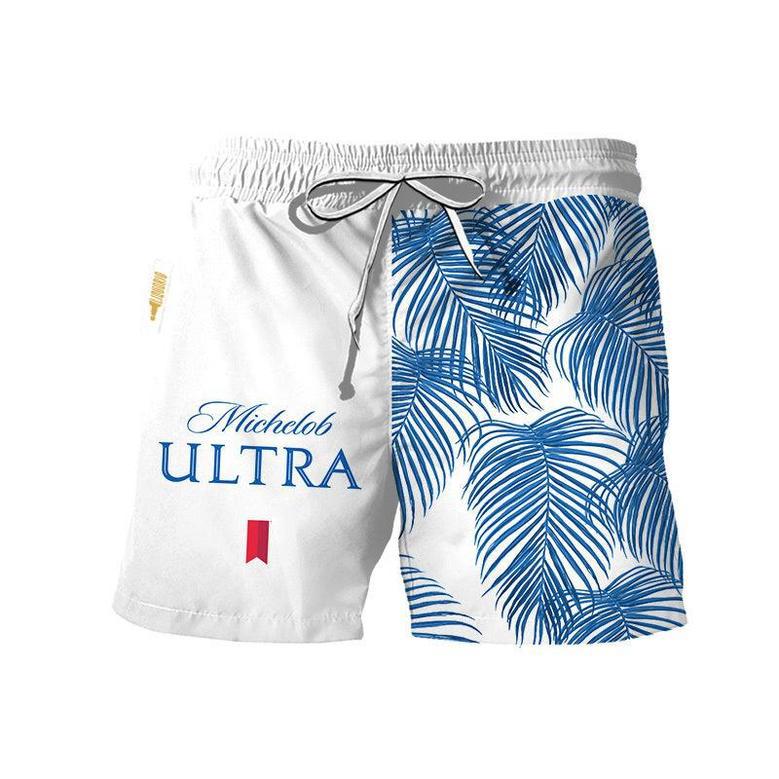 Michelob Ultra Tropical Fern Swim Trunks