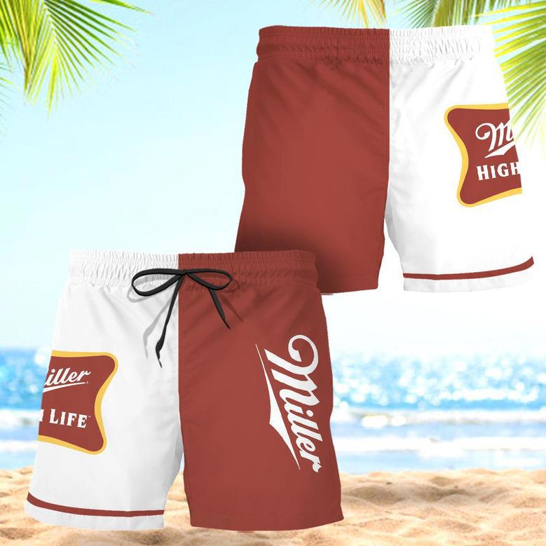 Miller High Life Basic Colorful Swim Trunks