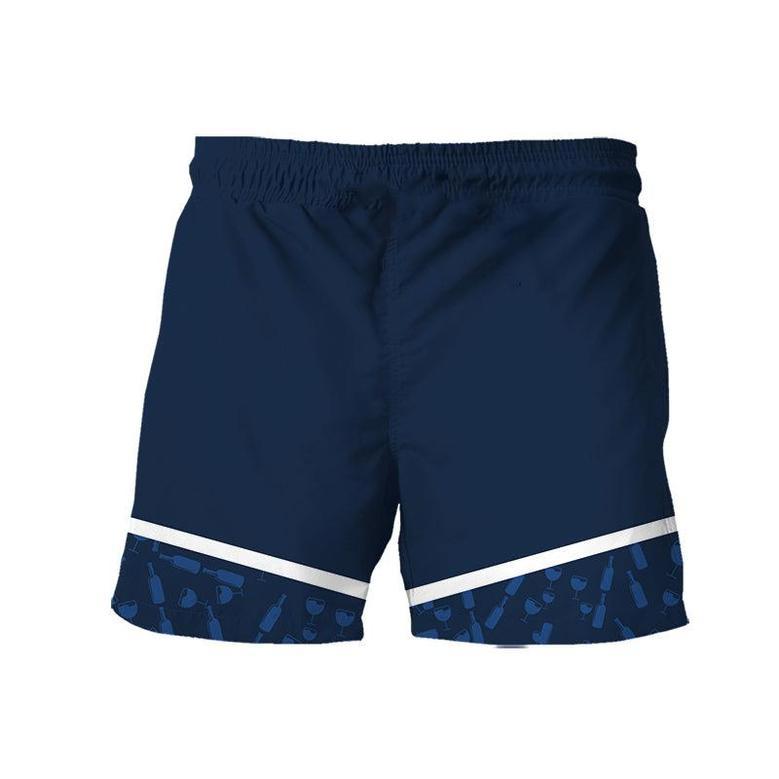 Modelo Bottle Pattern Swim Trunks