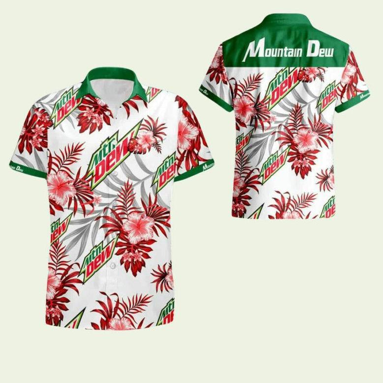 Mountain Dew Bbs Hawaii Summer Hawaiian Shirt