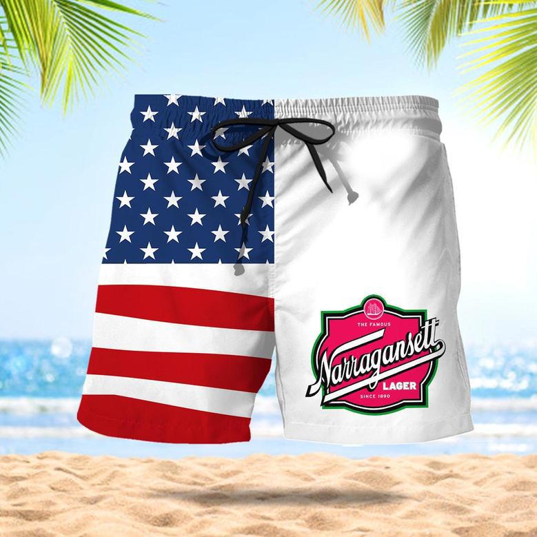 Narragansett American Flag Swim Trunks