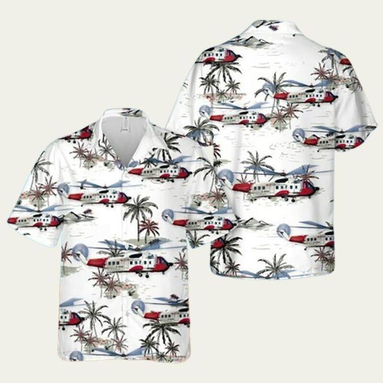 Netherlands Coastguard Trendy Hawaiian Shirt