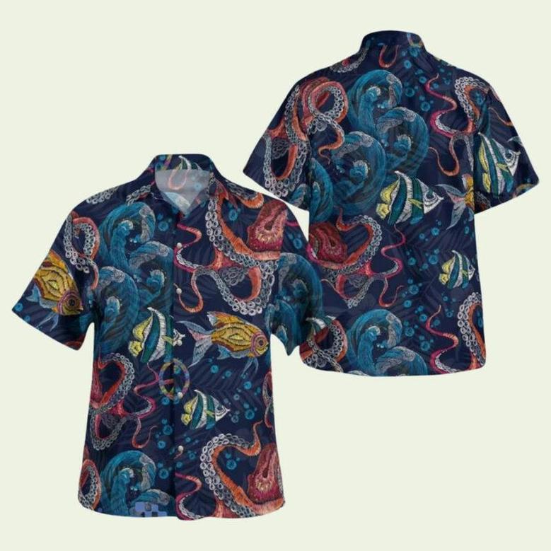 Octopus Aloha Hawaiian Shirt